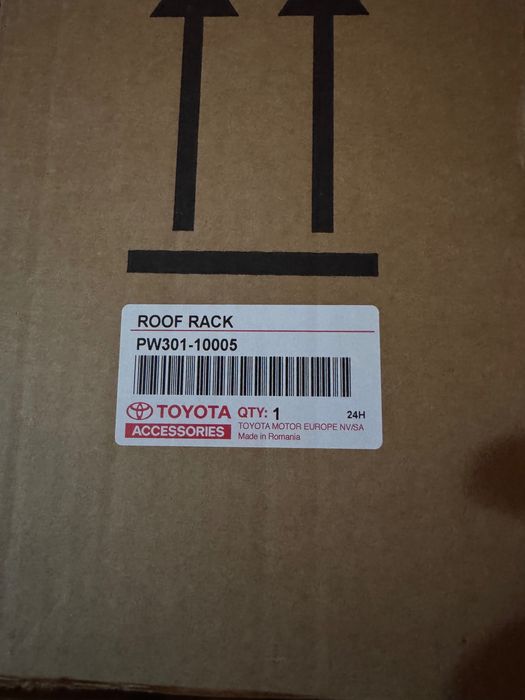Bagażnik Dachowy C-HR 2024 Toyota Oryginał