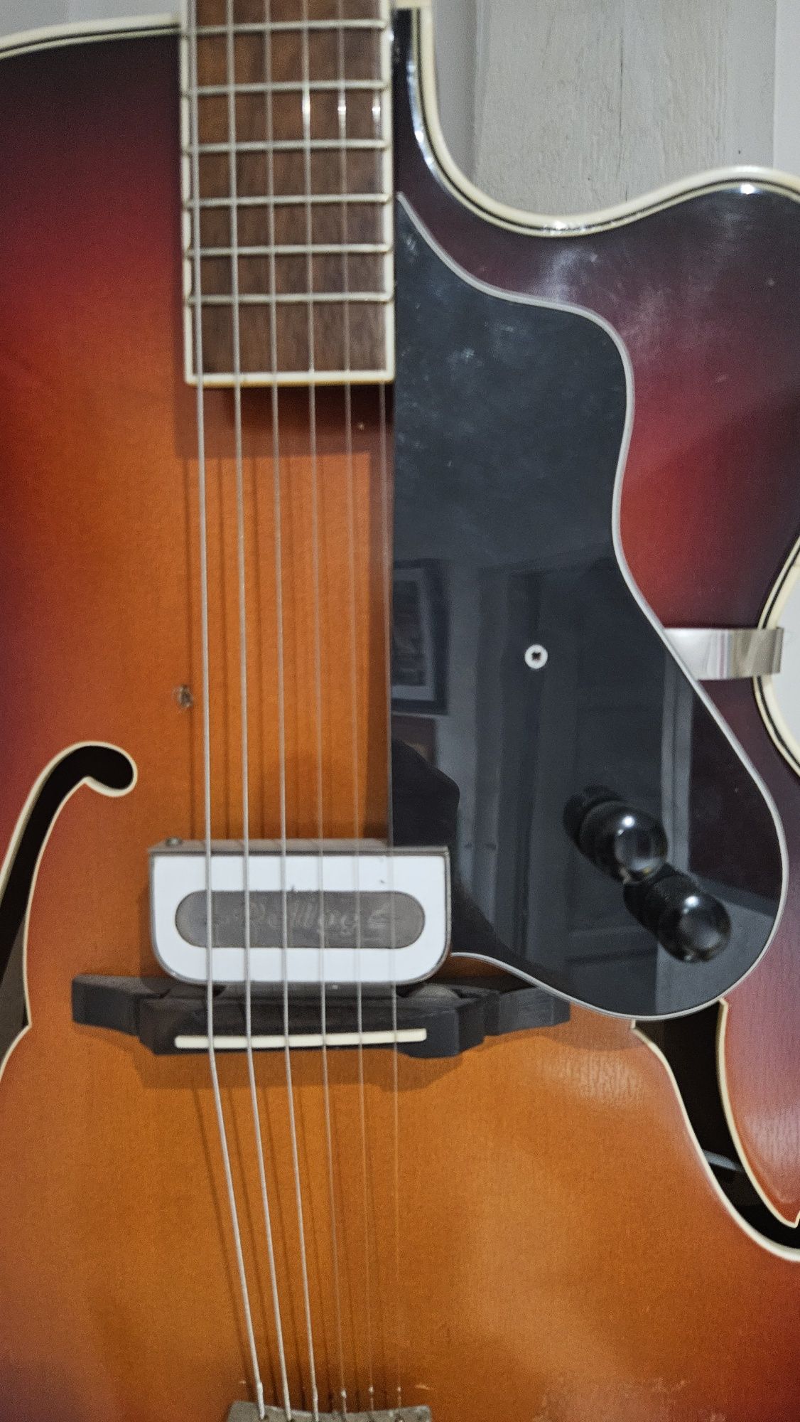 Gitara archtop przystawka Relog