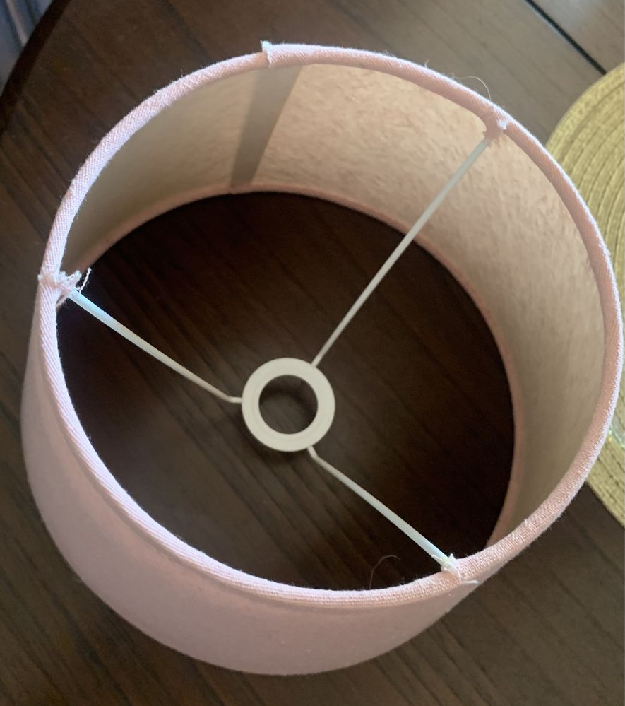 Abajour cor de Rosa