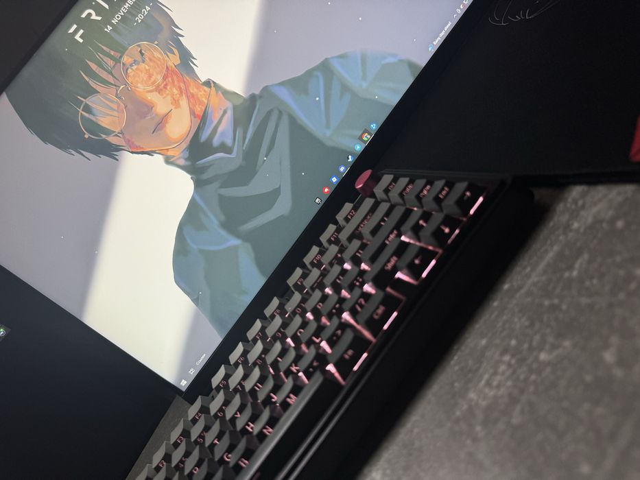 Aula F75 Pro Reef Black side-printed / LEOBOG Reaper