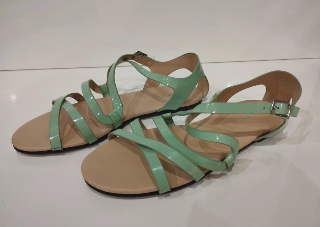Sandálias Verde Água Unit Shoes - NR.34