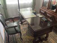 Escritorio Classico, com vitrine secretataria e cadeira