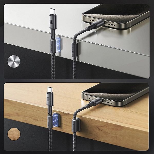 Kabel Joyroom S-A50 Unlimited Series 60W USB-C - USB-C z organizerem m
