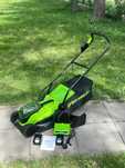 Kosiarka akumulatorowa 24V 2x Aku 4Ah 36cm 40l Greenworks GD24X2LM36