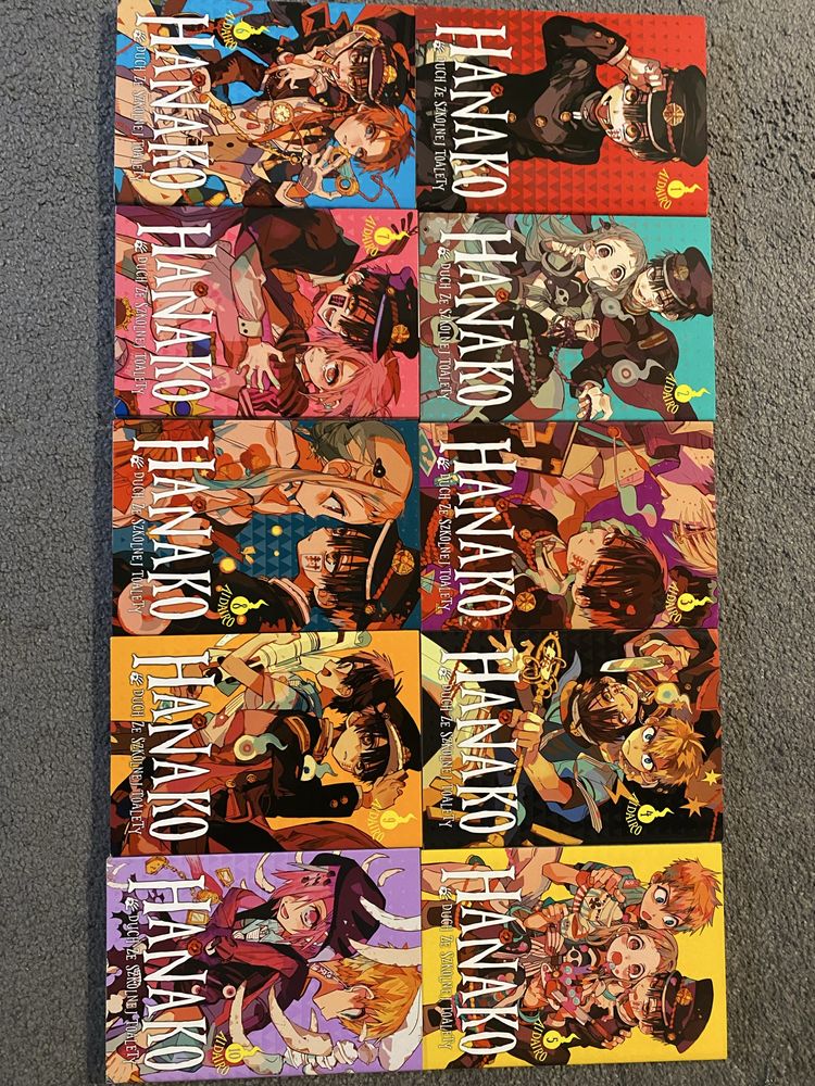 Mangi „Hanako duch ze szkolnej toalety” tomy 1-10