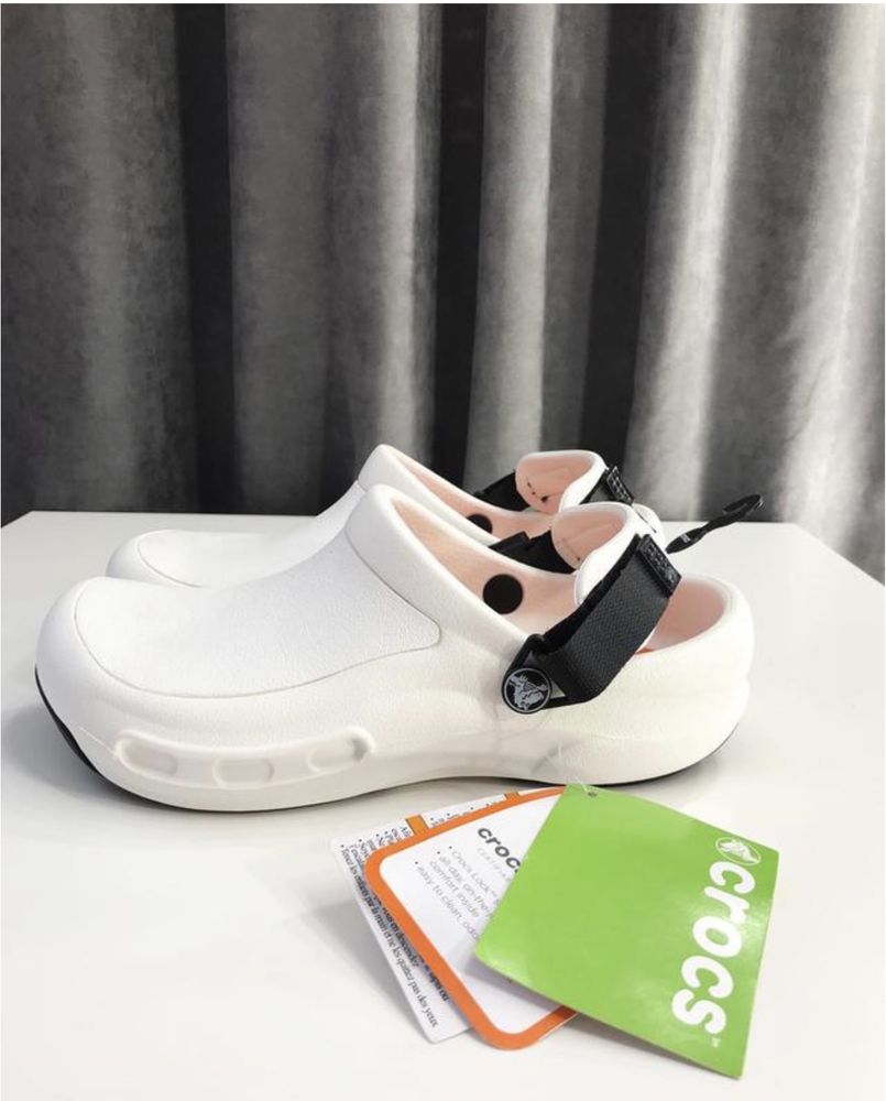 Крокси crocs bistro pro clog white