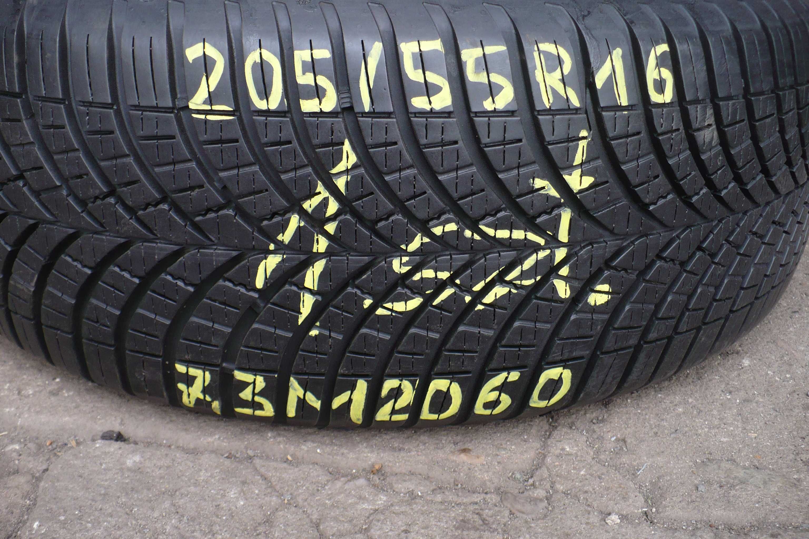 Opony Goodyear GEN-3 205/55R16 91V 7,5mm Całoroczna 1szt. 2020r.