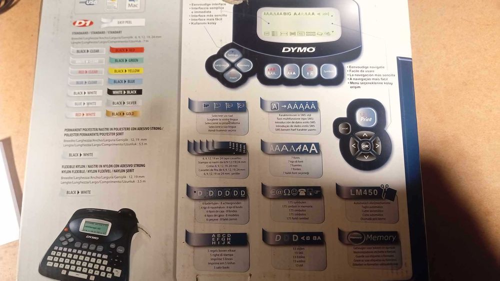 Máquina etiquetar Dymo LabelManager 450 Nova.