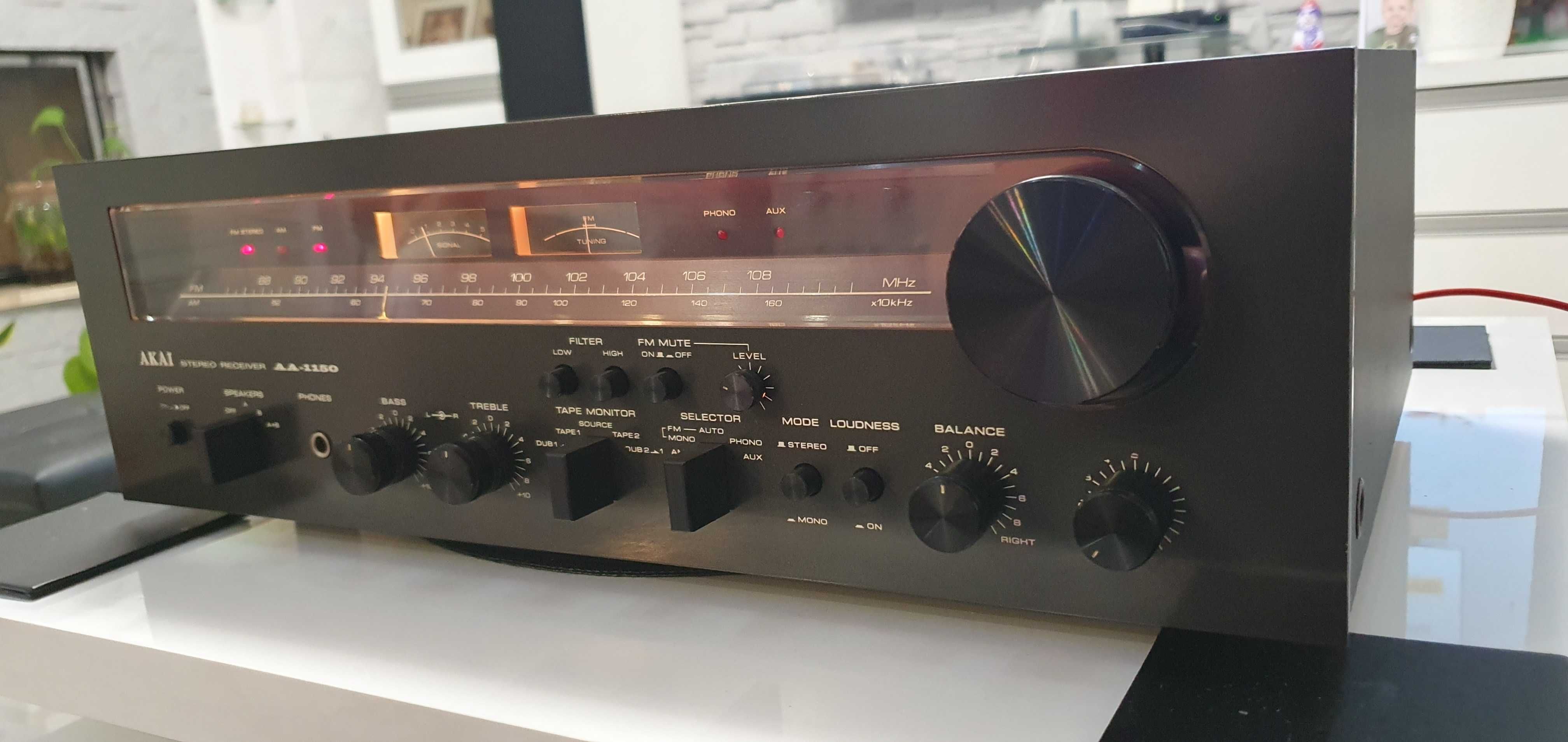 Vintage amplituner Akai AA-1150. Super stan. Po przeglądzie.