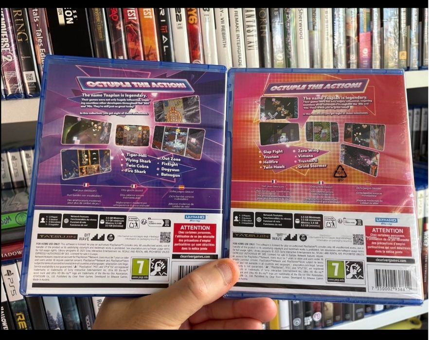 Toaplan Arcade Collection Vol. 1 e Vol 2/ PS5