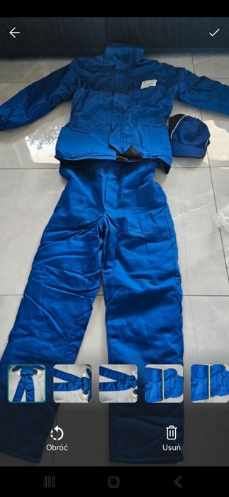 Strój roboczy zimowy