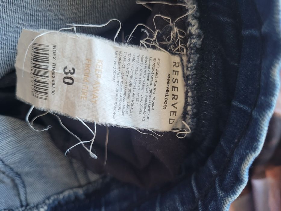 Spodnie dżinsowe męskie