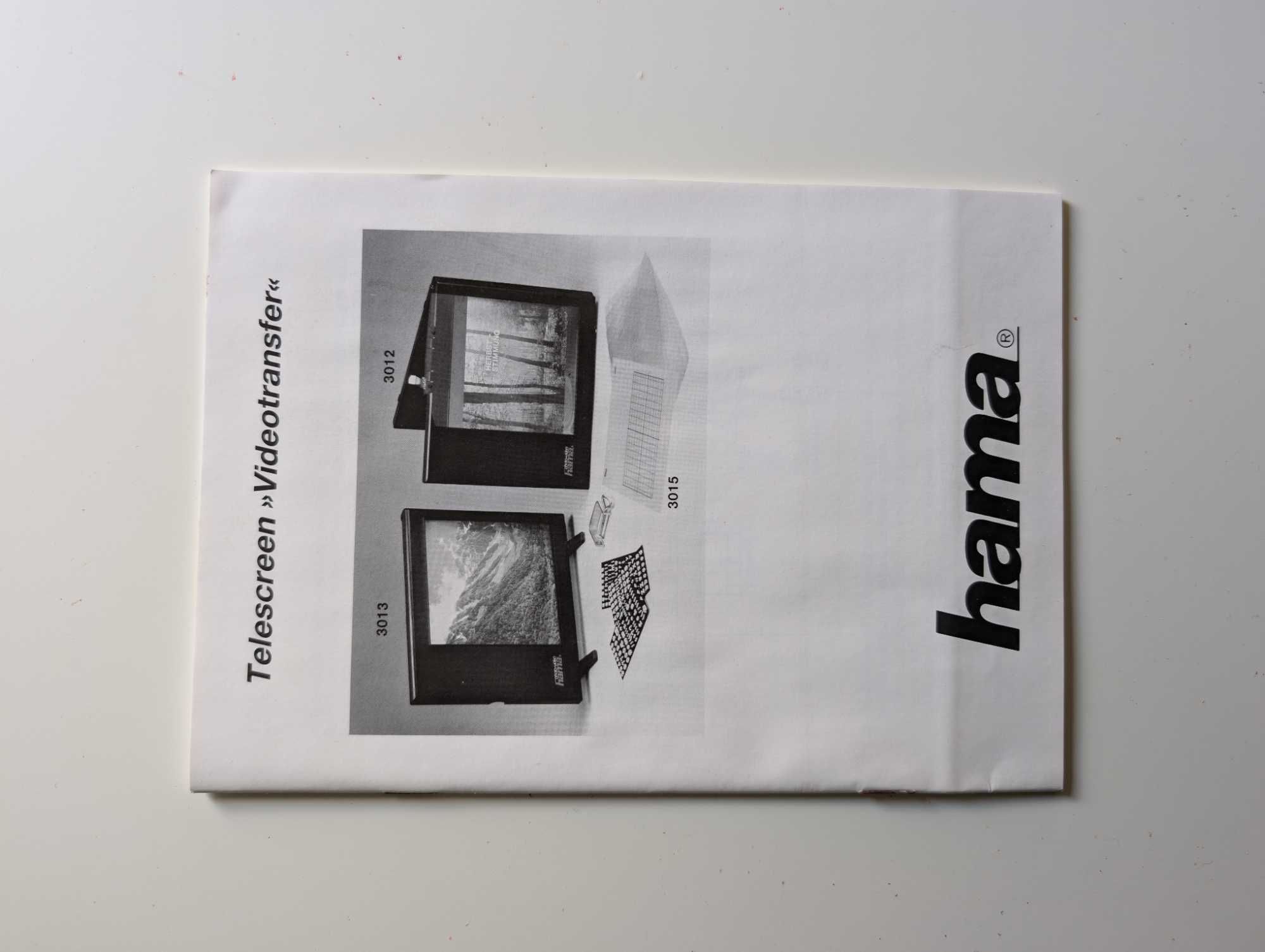 Hama 3012 Telescreen Ekran do rzutnika na klisze