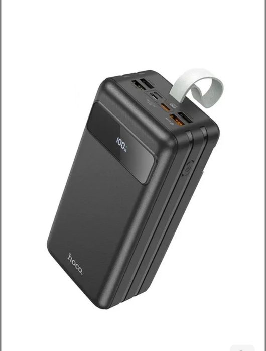 Повербанк Hoco 60000 mAh, ліхтар, швидка зарядка