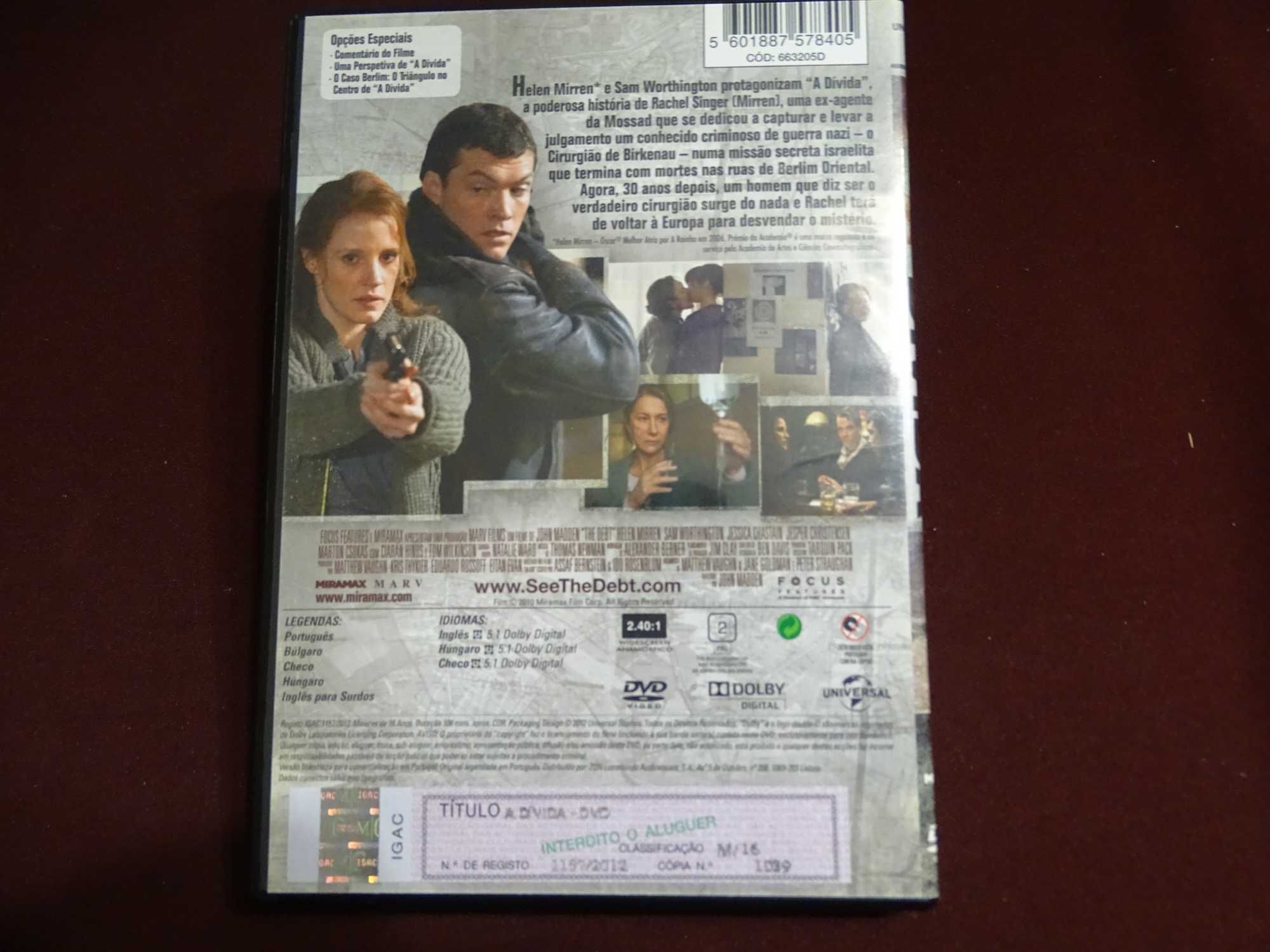 DVD-A divida/A vingança tem um preço-Helen Mirren