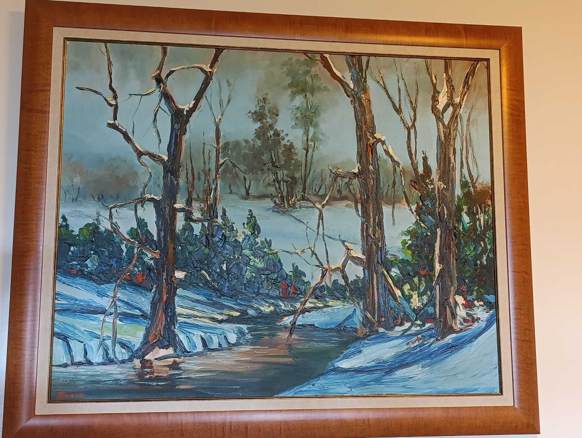 Quadros a Oleo pelo pintor Oliveira em 1973