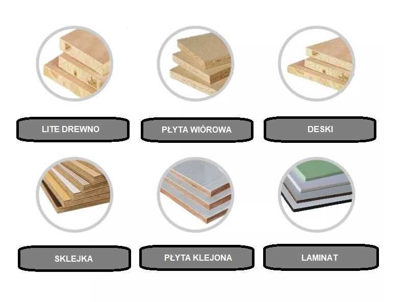 Wiertło przelotowe nieprzelotowe puszkowe szybkozłączka