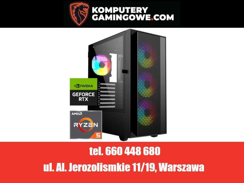 Nowy Komputer Gamingowy Ryzen 5 8400 Win11 64GB DDR5 2TB RTX 5060Ti