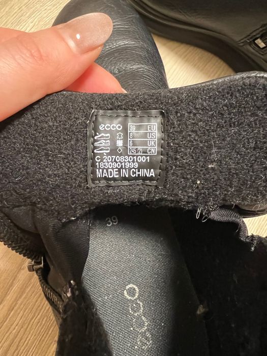 Шкіряні ботинки Ecco