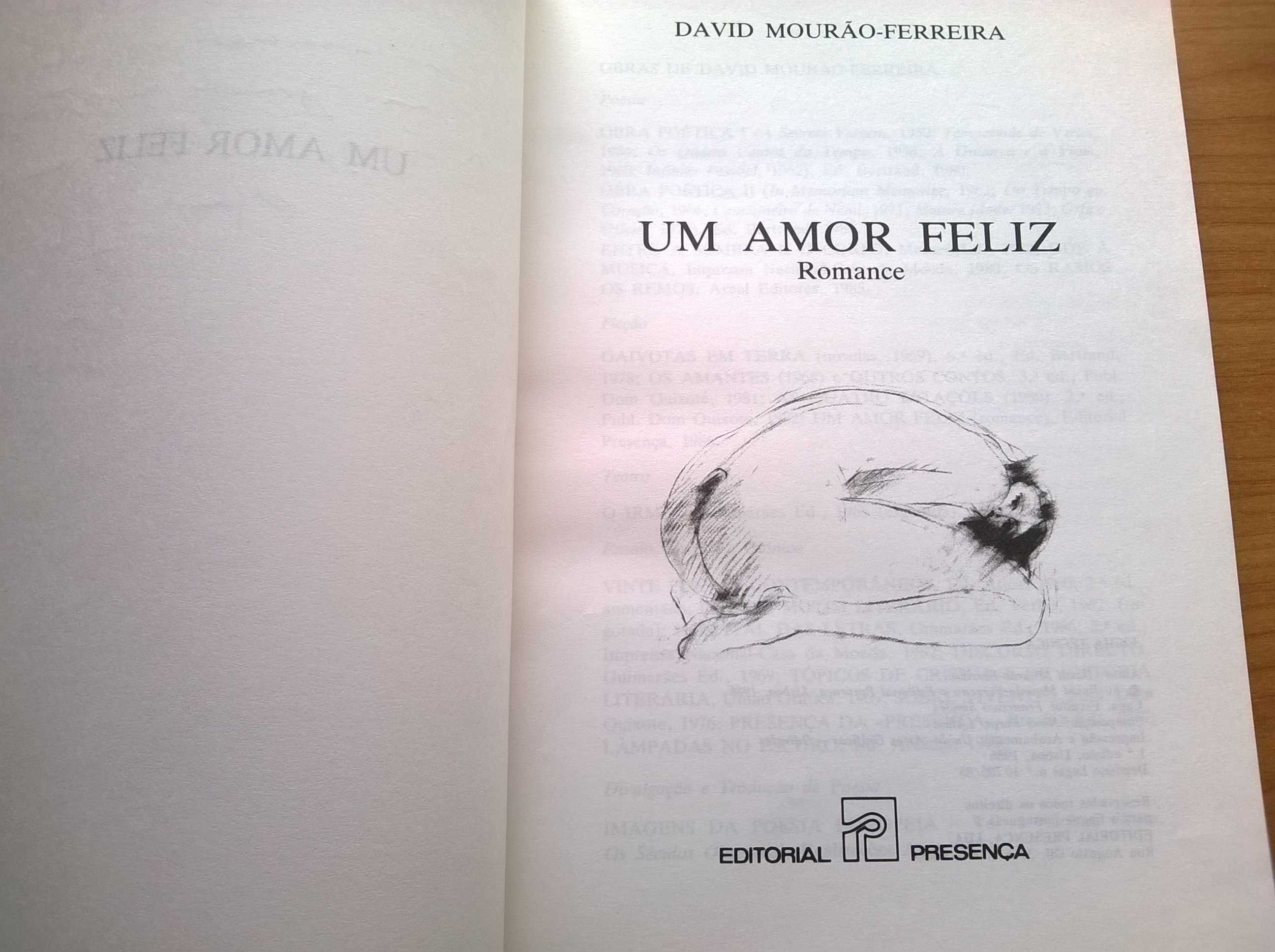 Um Amor Feliz (1.ª ed.) - David Mourão Ferreira