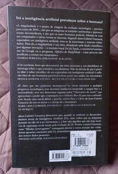 O Mito da Singularidade - Jean-Gabriel Ganascia