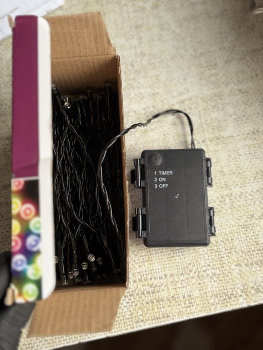 Girlanda LED 60 Lampki - 5,9m - Multikolor - Na Baterie