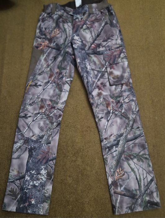 Calças camufladas novas Decathlon