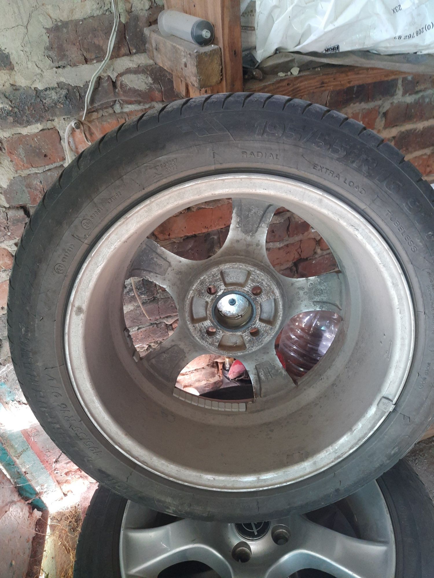 Диски r16 4x100 opel шини 195×55