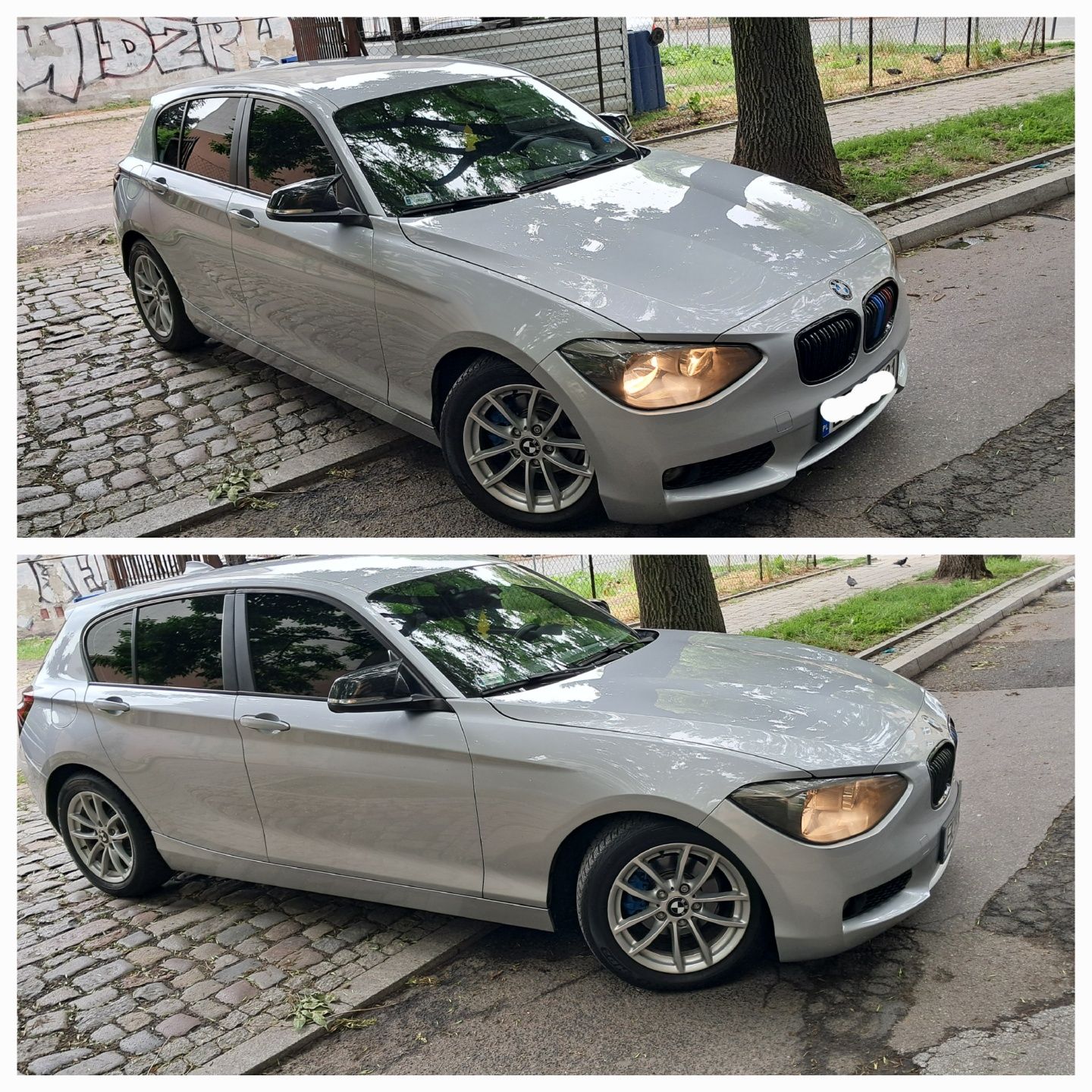 Śliczne serwisowane Bmw 1.skóry ekran 6 biegów .Stan Wzorowy