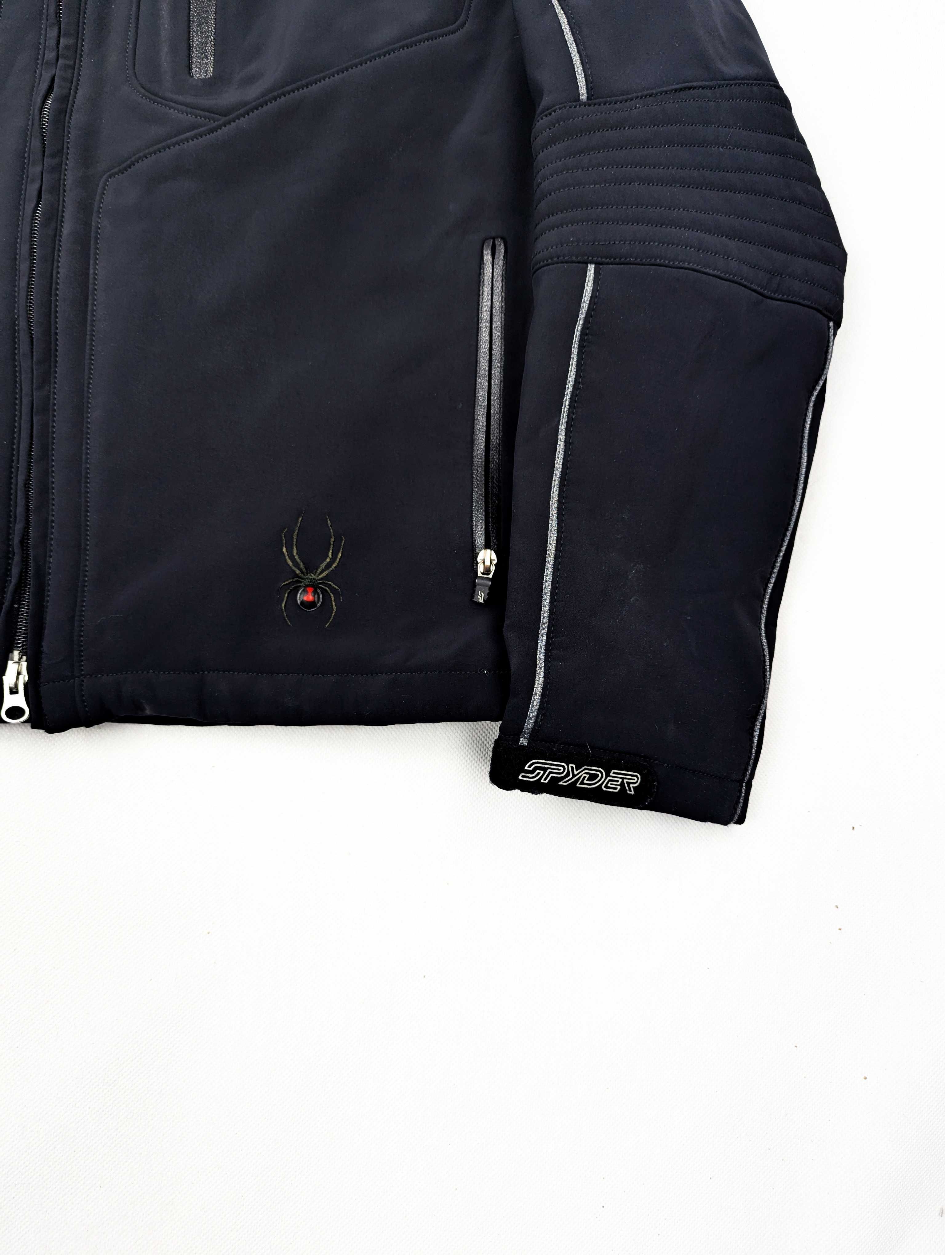 Spyder czarna kurtka narciarska snowboardowa M