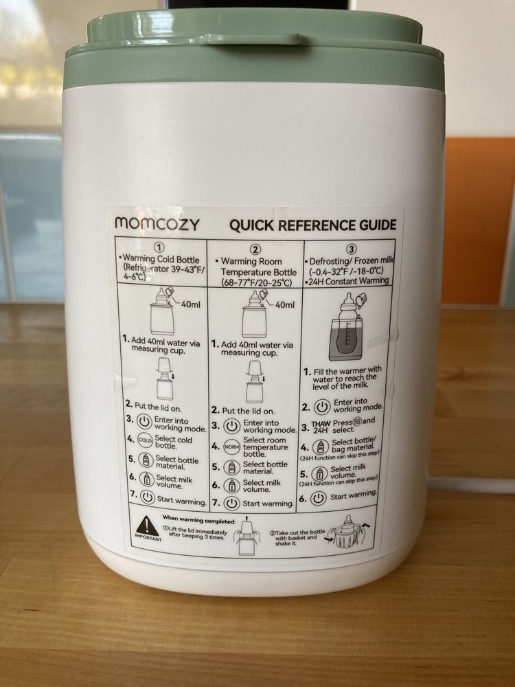 Podgrzewacz do butelek MOMCOZY