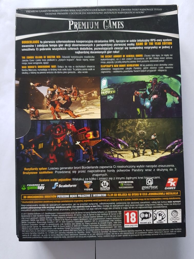 Borderlands 2 - Game Of The Year Edition - Premium Games na PC