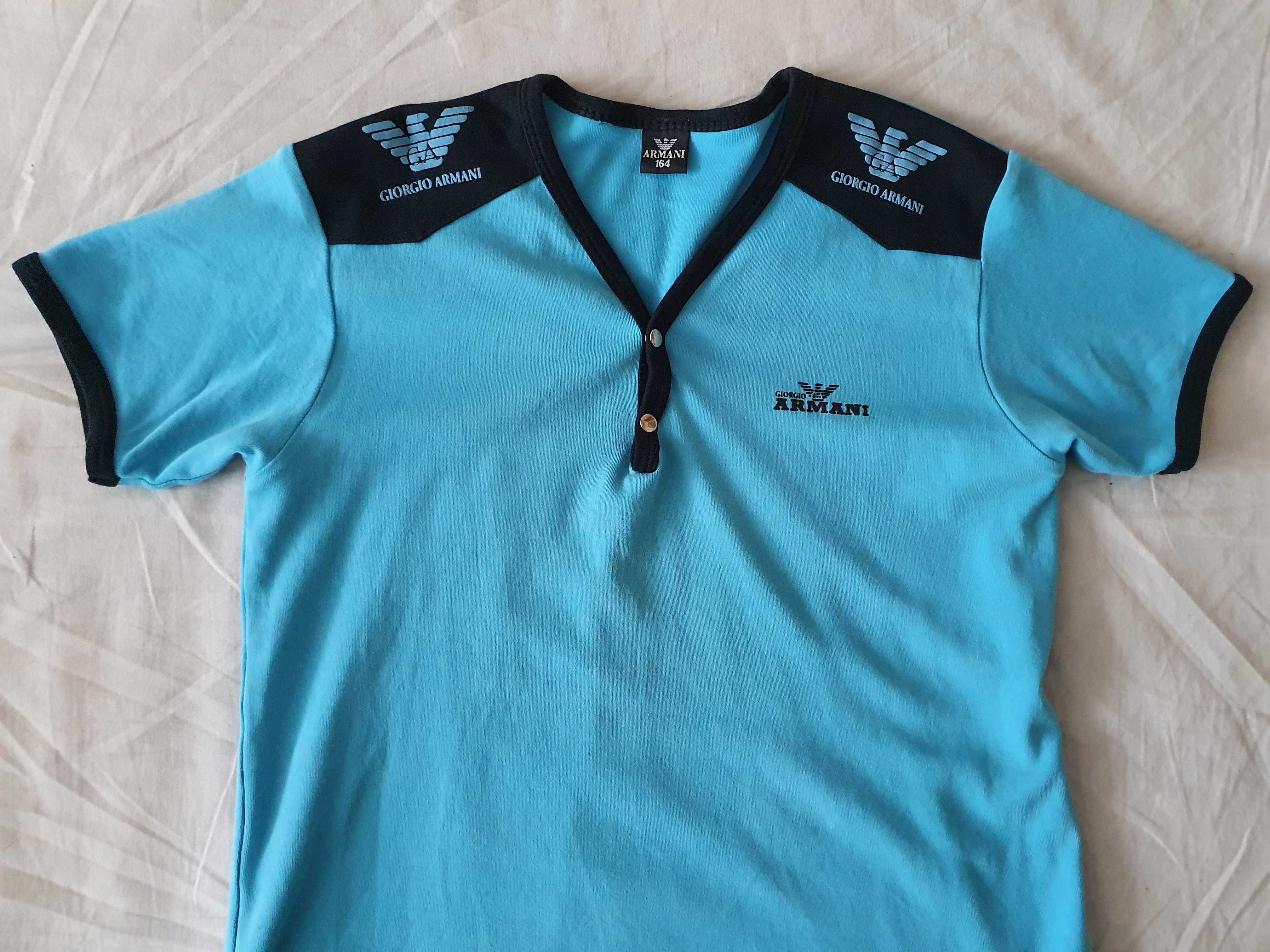 Koszulka Emporio Armani EA 12 lat 158 śliczna bluzka t-shirt XS pagony