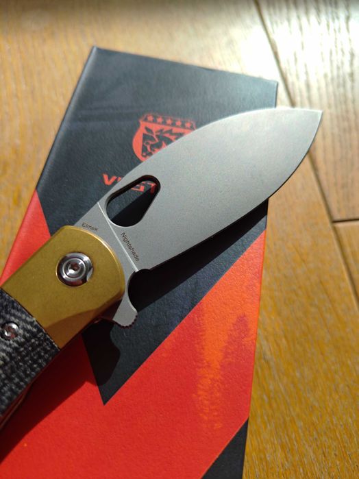 Nóż składany Vosteed Nightshade Shilin Cutter Satin Elmax Micarta
