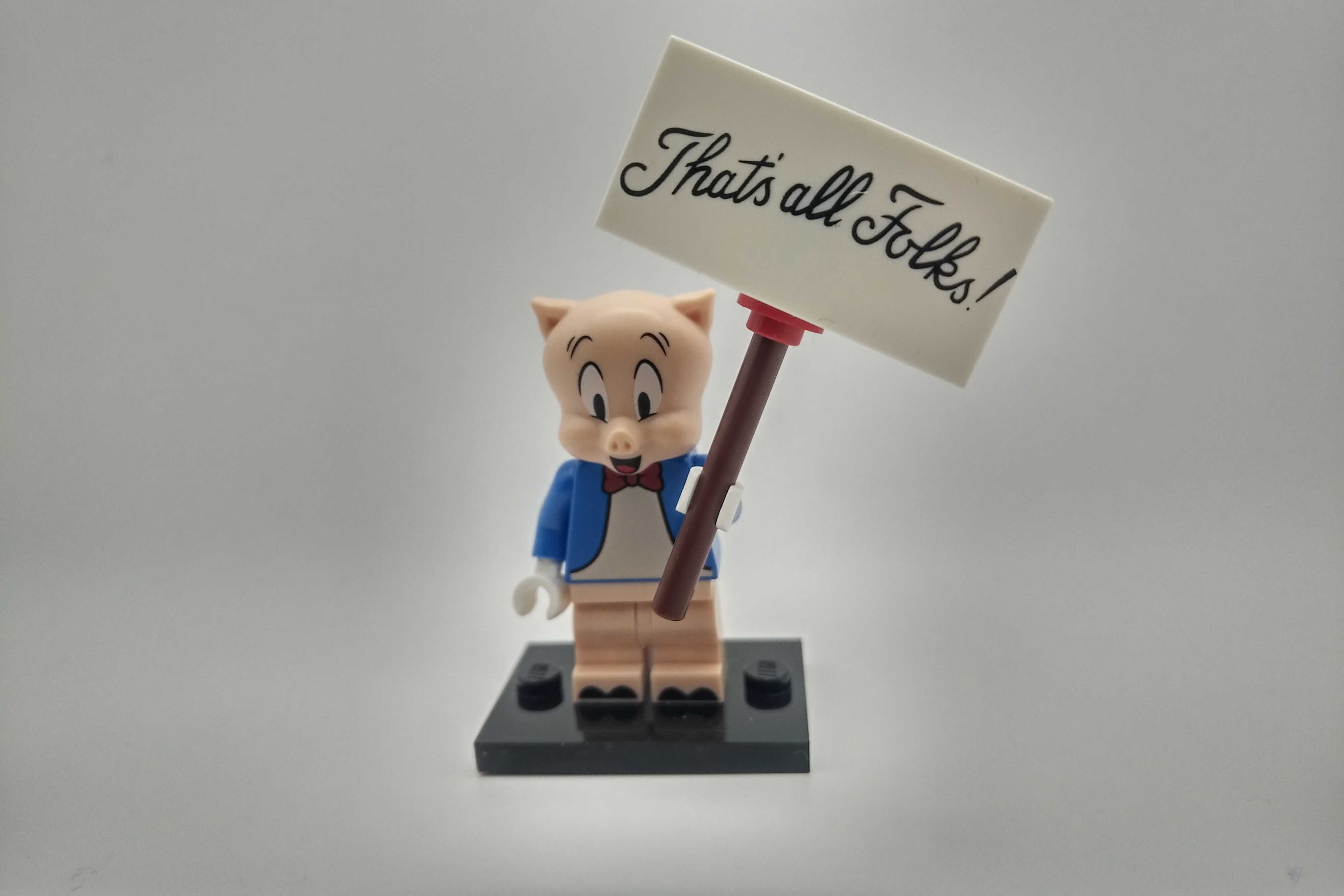 Lego 71030 figurka CMF collt-12	collt12 Porky Pig świnia Porki