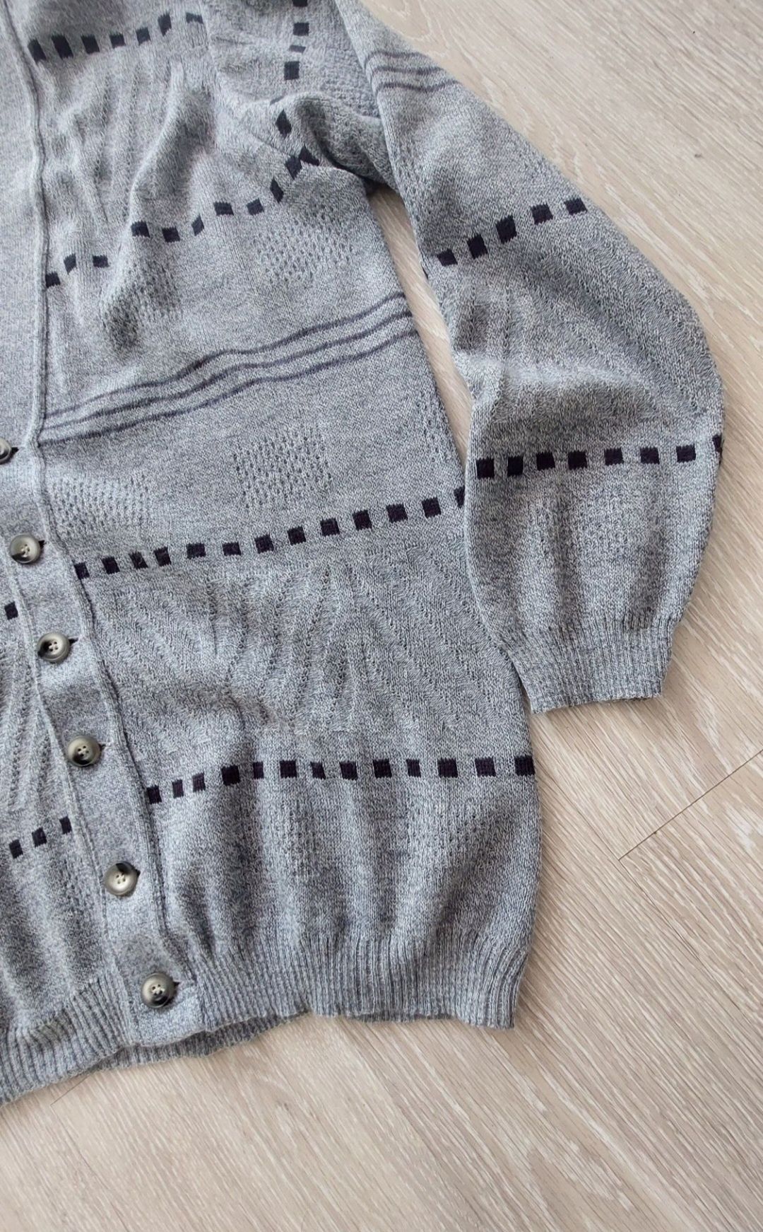 Sweter męski rozpinany XL