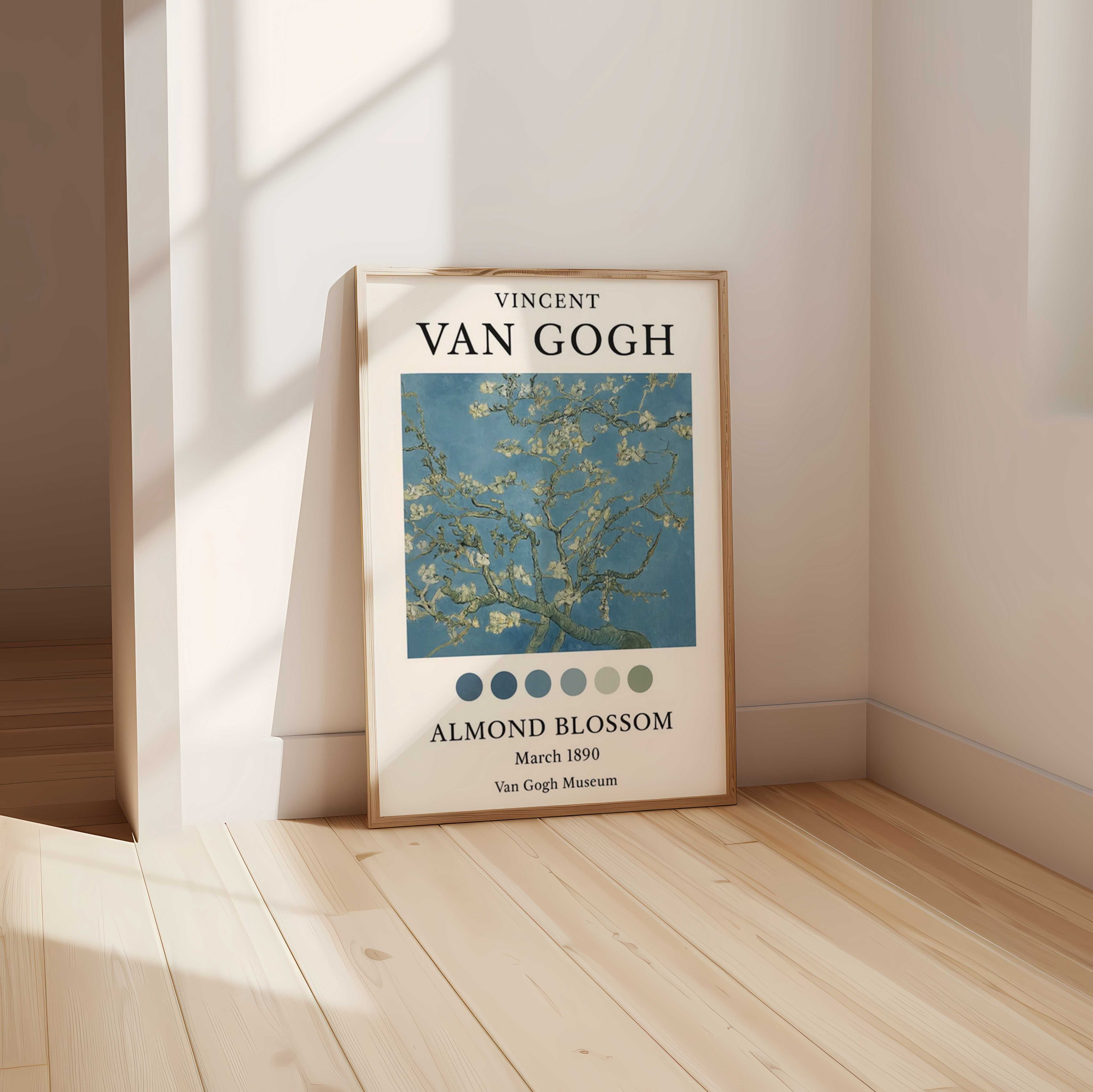 Plakat Van Gogh Almond Blossom – Kwiaty Migdałowca Retro Vintage 40x50