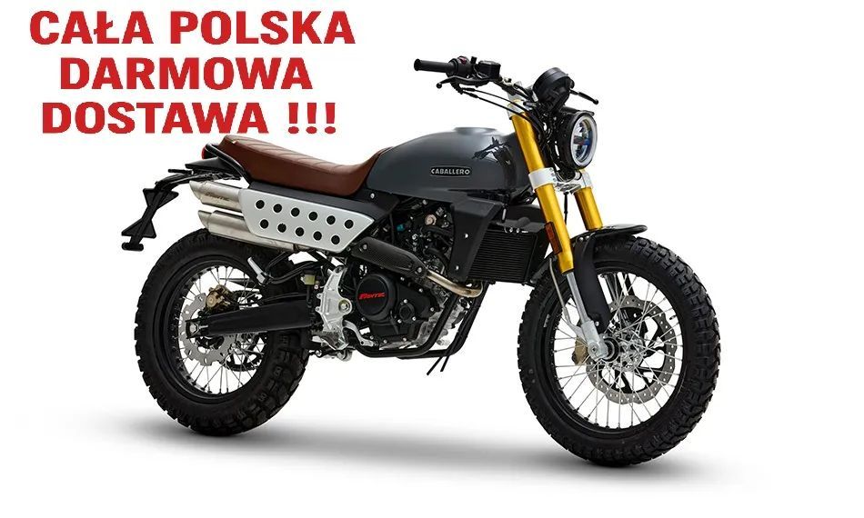 Fantic  FANTIC CABALLERO 125 DELUXE Szary EU5+/Kat.B/Transport/Raty!