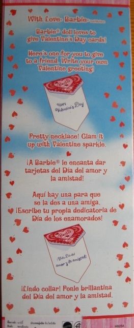 Barbie Valentines With Love барби кукла валентин и подставка для куклы