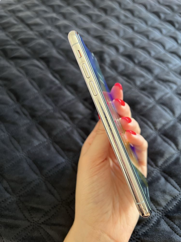 Iphone X 10 64GB silver white srebrny biały
