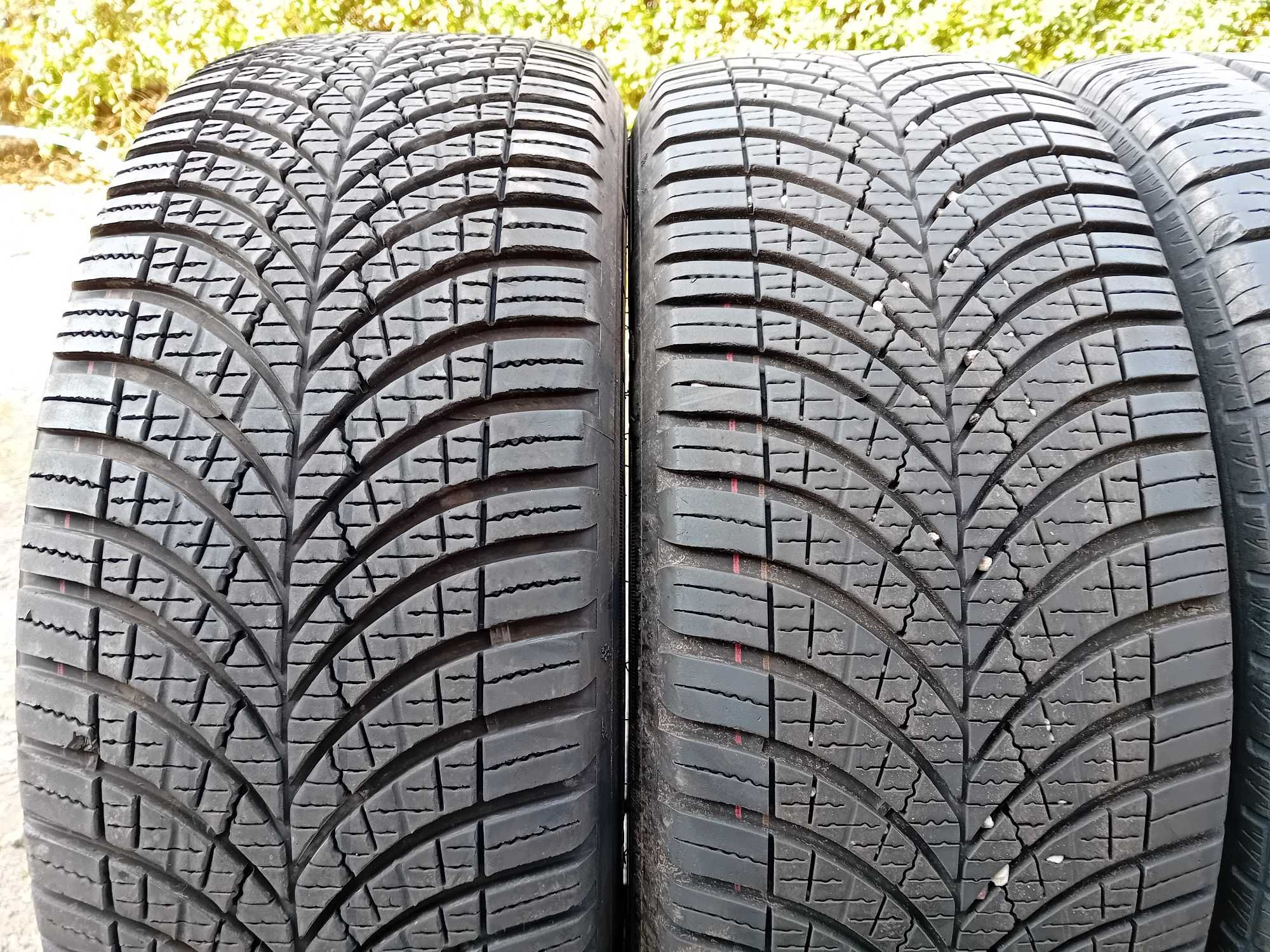 Opony całoroczne BUS 225/55/17C Goodyear 7mm i 5,5mm 23 rok F-VAT