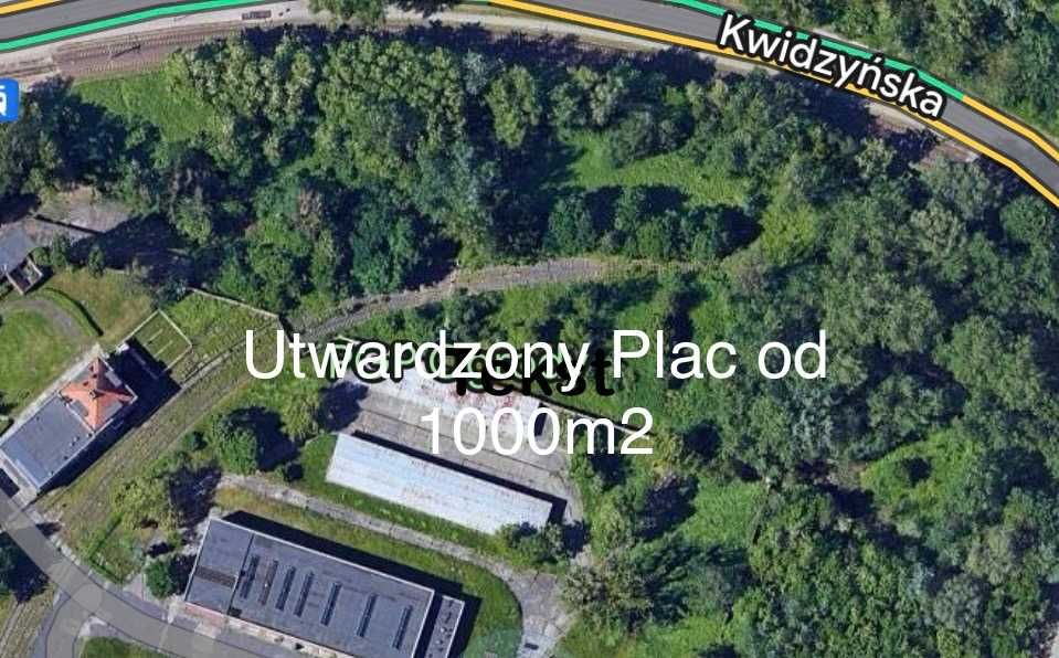 Wynajmę Utwardzony Plac Kwidzyńska od 1000 m2