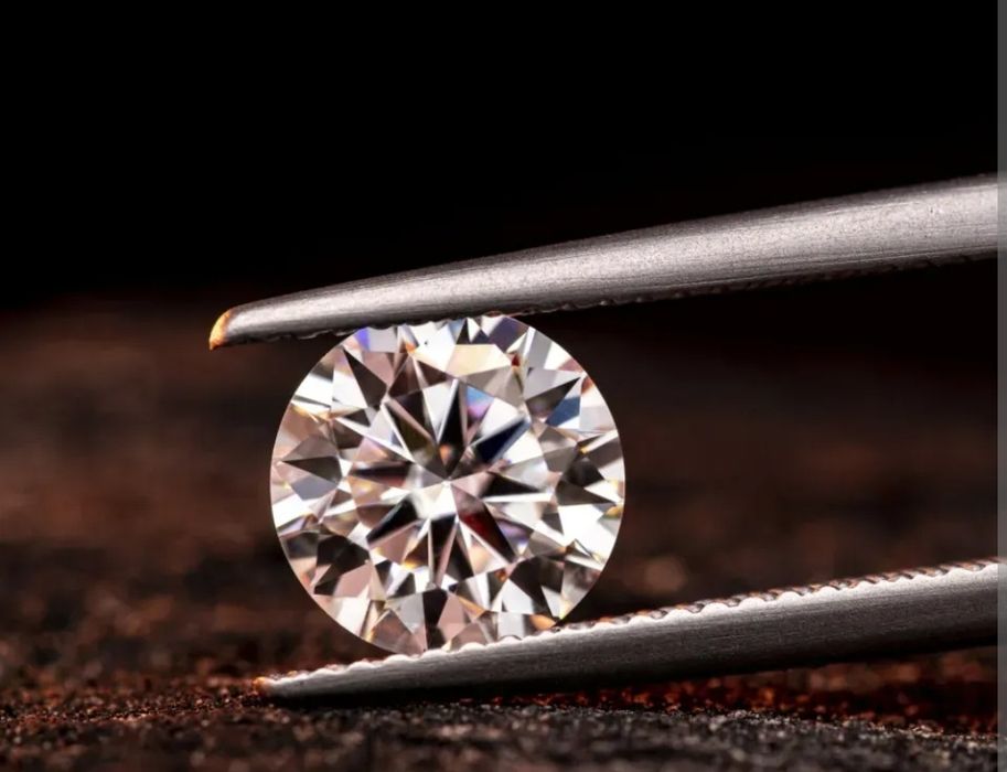 Мусанит 6.5 мм 1 ct, moissanite, искусственный с сертификатом