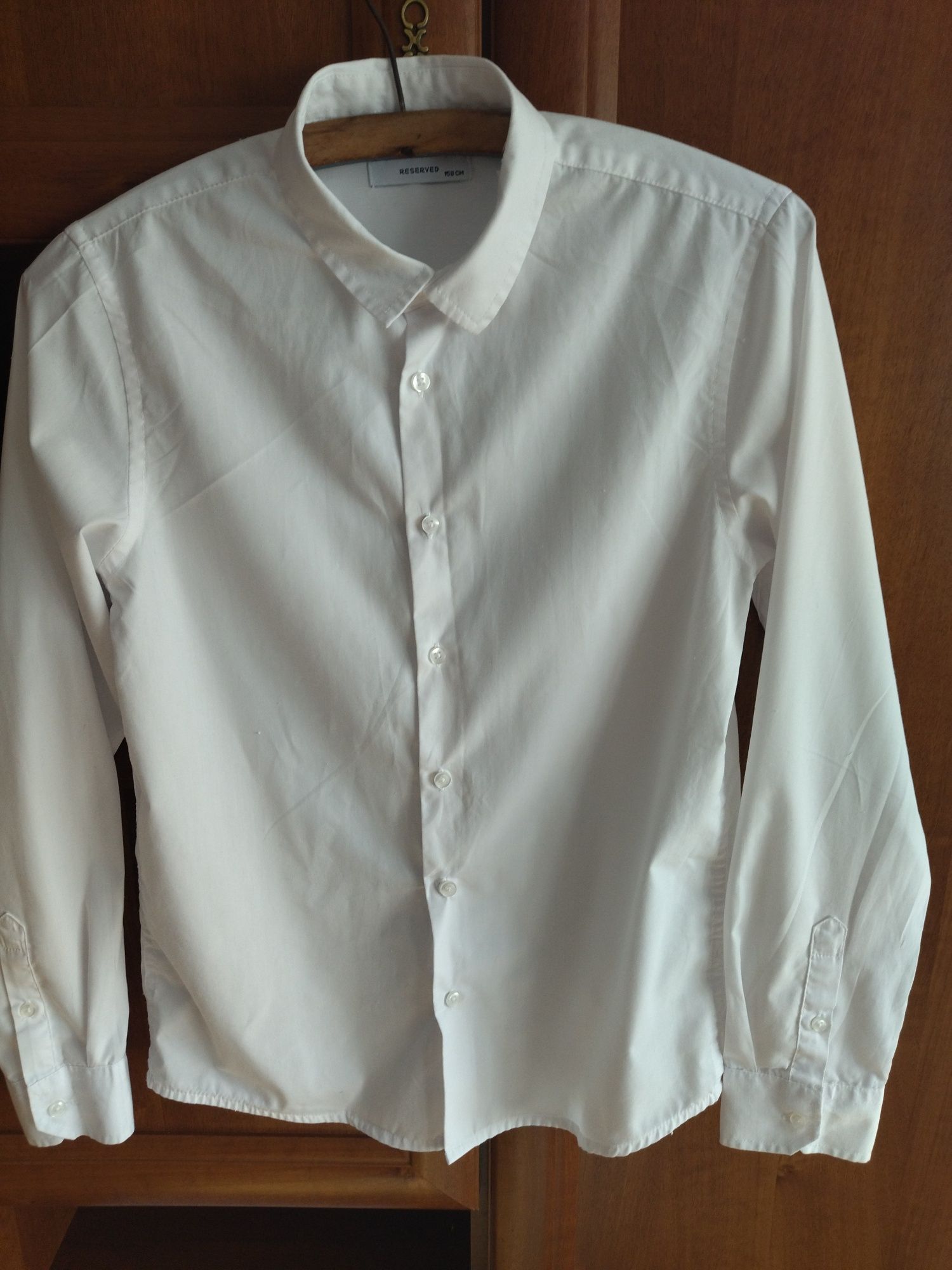 Koszula biała chłopięca rozmiar  158 Reserved