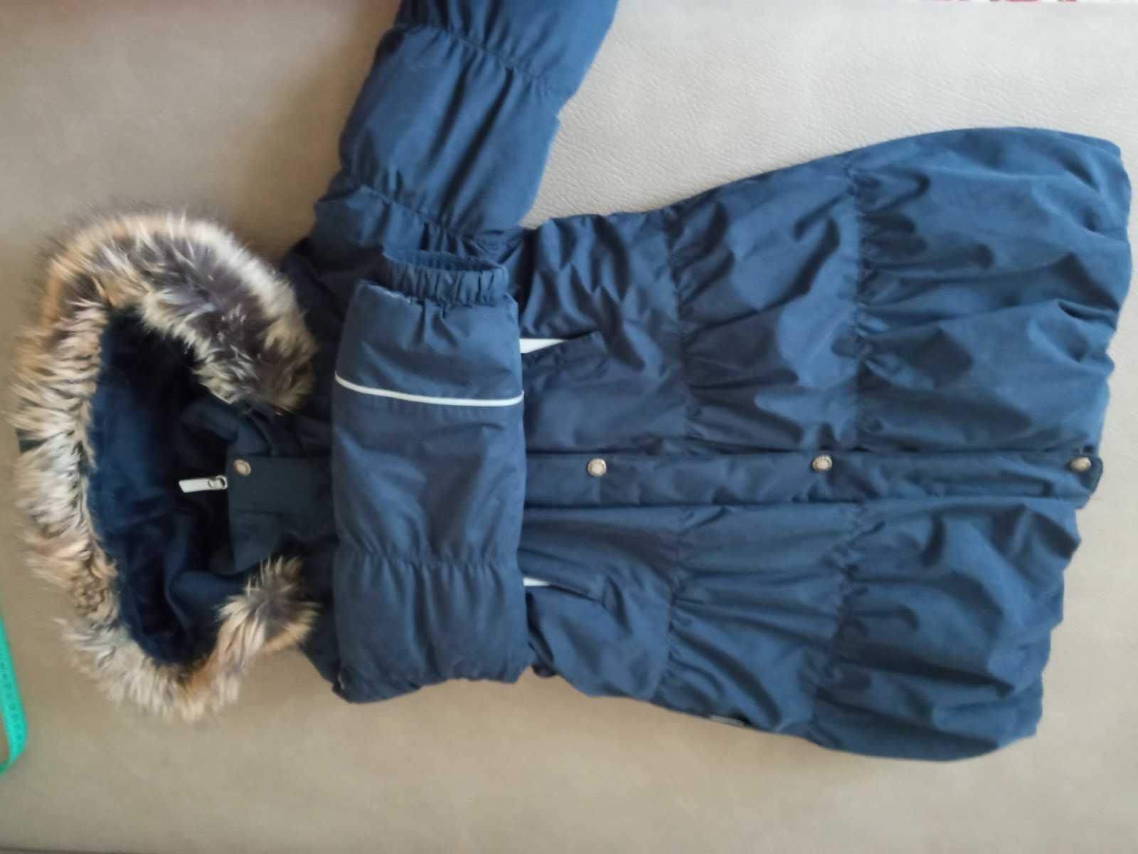 Зимове пальто LENNE в хорошому стані (ріст: 122 + 6)