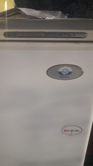 Холодильник Минск.Нужна  Зарядка Фриона. Вишнёвое.
