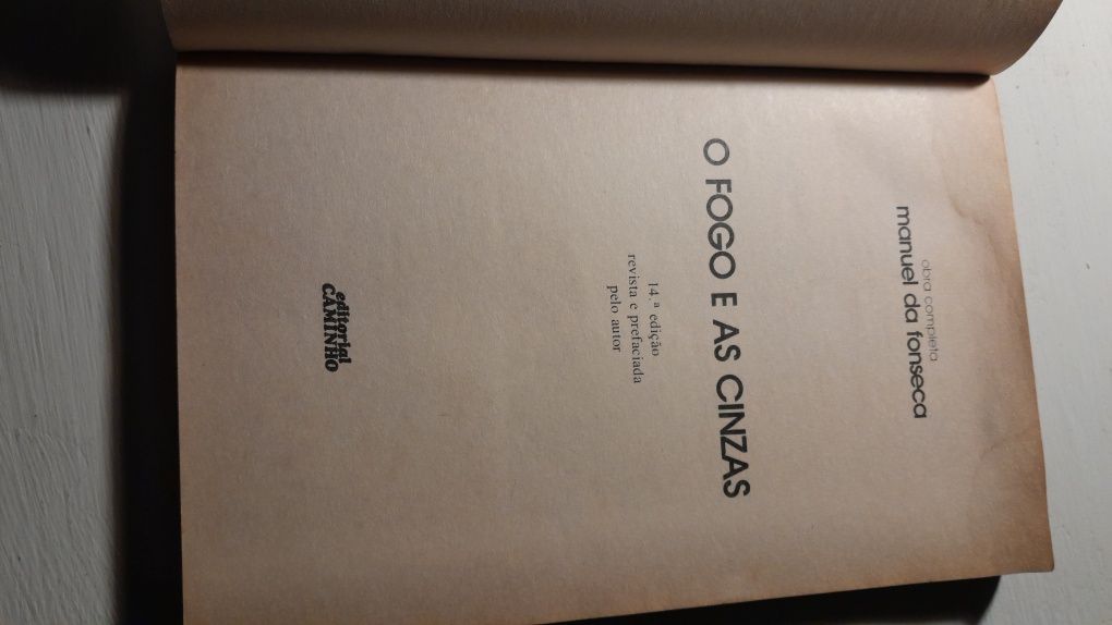 O fogo e as cinzas - obra completa- manuel da fonseca