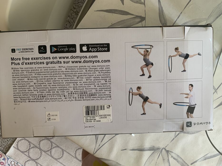Gym hoop , 1,4 KG AZUL
