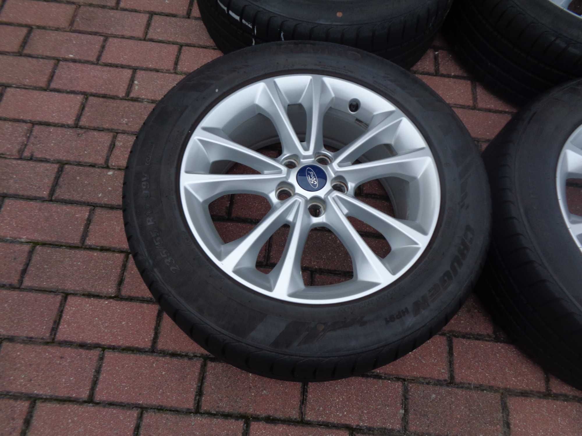 Alufelgi 17 Ford Kuga S-Max Galaxy z oponami 7mm BDB stan ORYGINAŁ