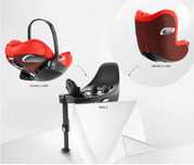Conjunto Cybex 0 a 4 anos: Ovo Cloud Z i size + Sirona Z i size + base